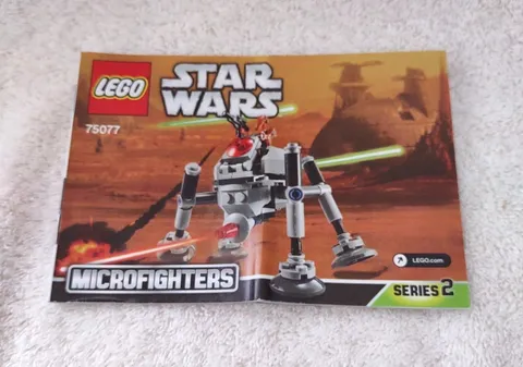 LEGO Star Wars Microfighters Instruction Booklet Manual 75077 Series 2 From 2015