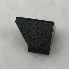 LEGO 3049c Black Slope 45 2 x 1 Double / Inverted with Bottom Stud Holder (x1)