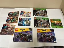 The LEGO Batman Movie Dimensions Minecraft 21118 70905 Instruction Manuals Lot