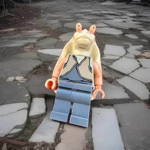 Lego Star Wars Minifigures - Gungan Jar Jar Binks 