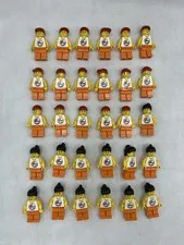 Lot of 30 Lego Minifigure Boy/Girl Retired Mindstorms NXT Education 2006-2012