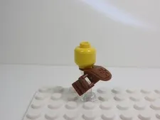 LEGO Reddish Brown Shoulder Pad Armor Scabbard Minifig Ninja I12
