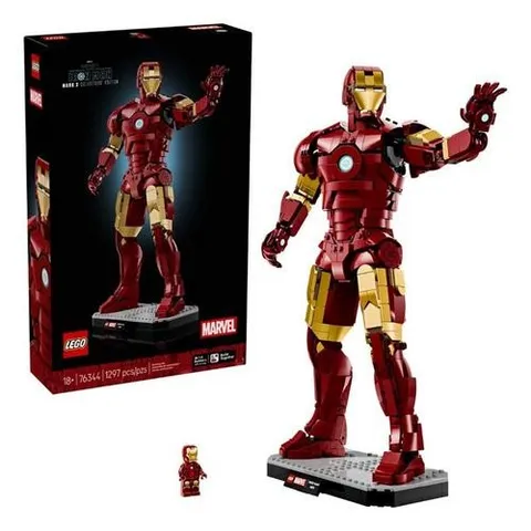 LEGO Marvel Iron Man Mark 3 Collectors’ Edition Building Set - Poseable Super He