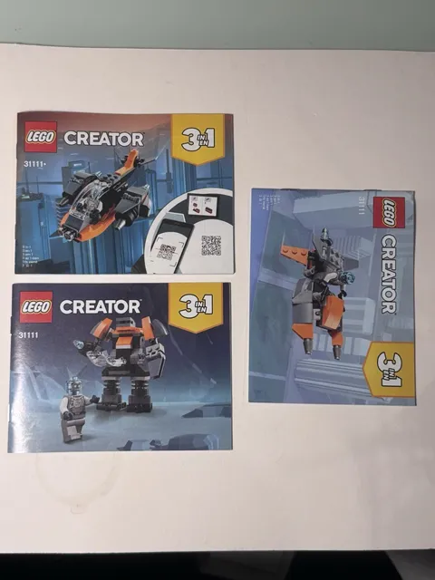 LEGO Creator Cyber Drone 31111 INSTRUCTIONS ONLY