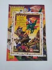Rare Advertising Flyer Advertising Sheet Lego Castle Knights 6082 6048 6086 With Booklet 1993