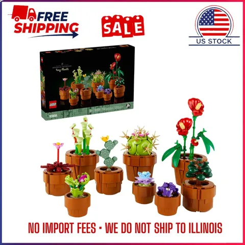 LEGO Botanicals Tiny Plants - Artificial, Gift for Women & Men - 10329