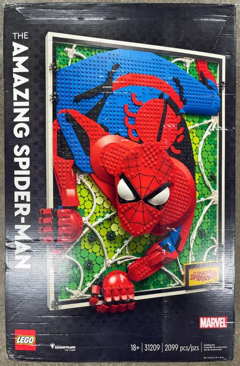 LEGO Art Sets: 31209 The Amazing Spider-Man Open Box