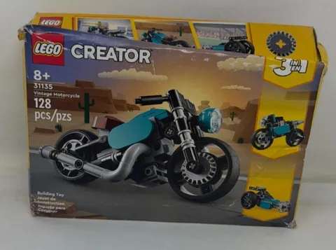 LEGO Creator Vintage Motorcycle 31135 New In Damaged Box!