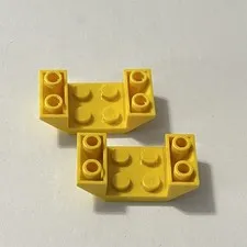 Lego 4871 Yellow Replacement Add-on Parts Pieces Lot of 2