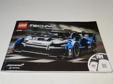 NEW LEGO 42123 TECHNIC MCLAREN SENNA Instruction Manual only NO BRICKS