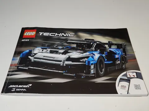 NEW LEGO 42123 TECHNIC MCLAREN SENNA Instruction Manual only NO BRICKS