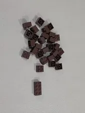 Lego Qty 29 - Dark Brown Bricks - 3001 2x4 / 3003 2x2 - Sorted MOC