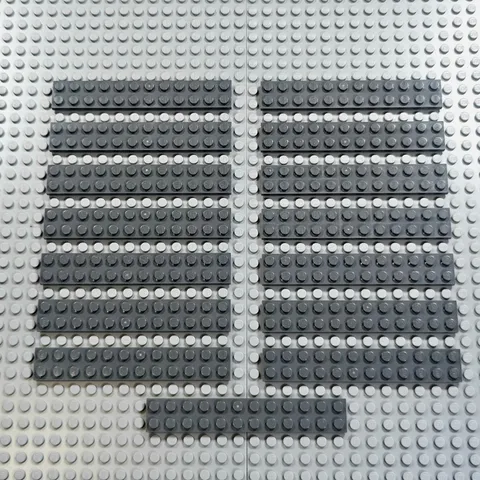 LEGO Plates 2x12 2x14 2x16 Multi-Variation Bulk Lot Gray Black Pick 3 Save 67%