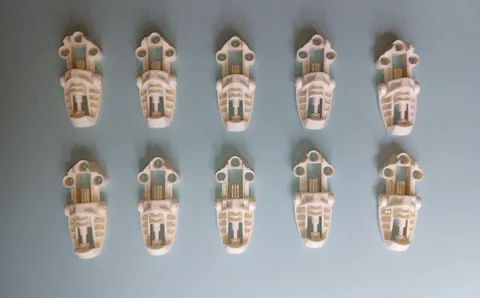 10 Bionicle Lego Part 47298 White Foot Feet Toa Metru style, you get 10 pieces