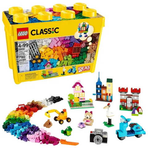 LEGO Classic Large Creative Brick Box 10698 Building Standard, Multicolor