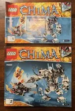 LEGO LEGENDS OF CHIMA: Icebite's Claw Driller (70223) Instruction Manuals Only