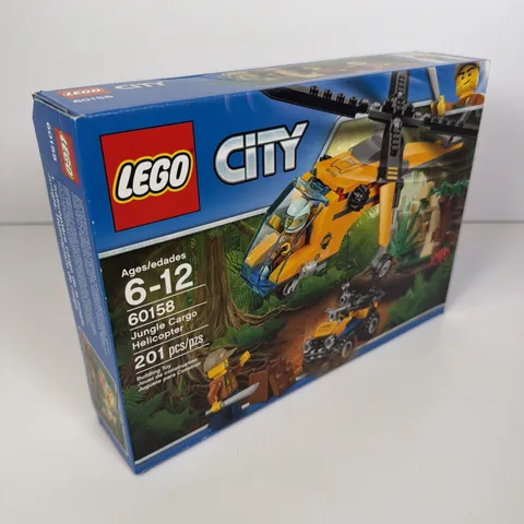 LEGO City Jungle Cargo Helicopter 60158 Multicolor 201 Pcs Bldg Toy Set