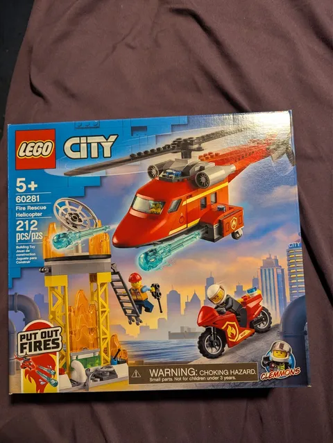 LEGO City 60281 Fire Rescue Helicopter New Sealed – Retired