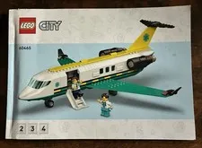 Instruction Booklet for the Lego City Emergency Air Ambulance Airplane 60465
