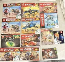 13 Lego - Instruction Manuals Only-NINJAGO~ Assorted Booklets