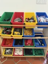 Huge Bulk LEGO Lot – Mixed Bricks, Parts, Wheels, Windows  & Specialty Pieces