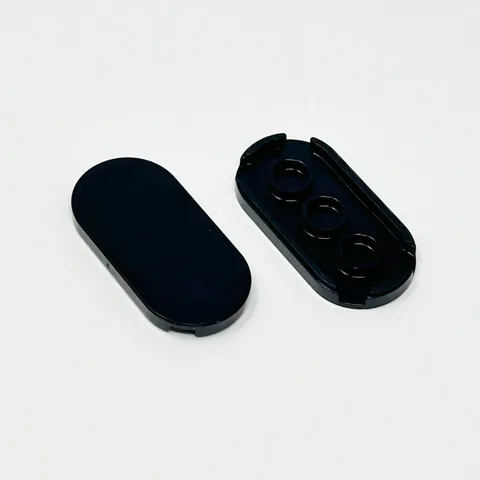 66857 LEGO Parts Tile Oval 2x4 BLACK (2)