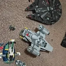 LEGO Star Wars Mixed Lot Ships & Vehicles w/ Minifigures, Millennium Falcon