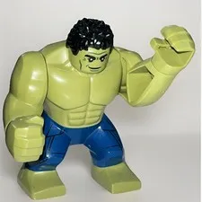 ✅ LEGO Marvel Minifigure sh0577 BigFig HULK Giant, Dark Blue Pants, Avengers