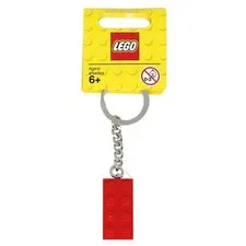 LEGO red (size 2x4) brick keyring / keychain - 850154