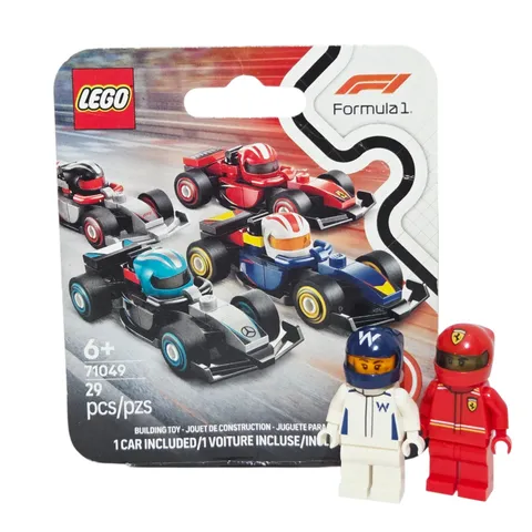 LEGO Formula 1 F1 Race Car New in Box w/ Ferrari & Williams Driver Minifig 71049
