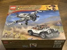 Lego INDIANA JONES FIGHTER PLANE CHASE Set 77012 New Sealed Box Retired