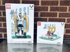 LEGO Editions Lionel Messi Soccer Legend 43015 & Soccer Highlights 43011 2 Sets