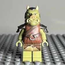 LEGO Gamorrean Guard Minifigure sw0405 9516 75005 Star Wars CMF Lot Rare - 3D