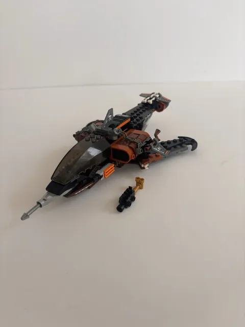 LEGO NINJAGO 70601 SKY SHARK NEARLY COMPLETE SKYBOUND RARE RETIRED NO MINIFIGS