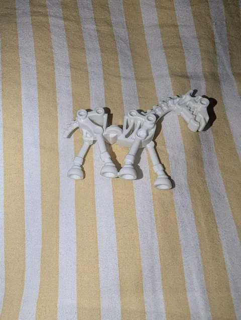 LEGO Skeleton Horse Minifigure White (7079) Fantasy Castle