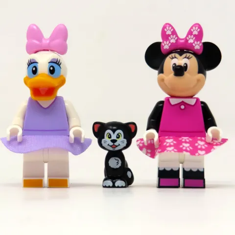 LEGO Disney Minnie Mouse Daisy Duck Cat Minifigure Lot of 3 New