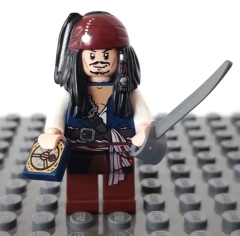 LEGO Pirates of the Caribbean Jack Sparrow Minifigure #POC001
