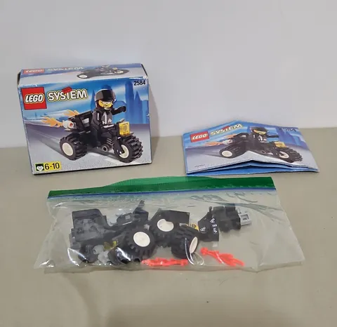 LEGO System (2584) Biker Bob 100% Complete Set With Box And Instructions