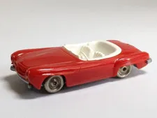 Rare Vintage 1960 LEGO 1:87 Scale MERCEDES 190SL Classic Red Toy Car