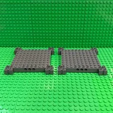 LEGO 30645 Technic Brick Modified 12 x 12 Base : Dark Bluish Gray (Pack of 2)