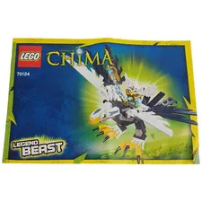 Lego 70124 CHIMA Eagle Legend Beast INSTRUCTION MANUAL ONLY 2014 Retired 8+ Good