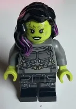LEGO Gamora Minifigure Silver Armor Guardians of the Galaxy 76081