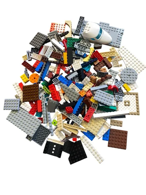 Lego Lot #2 Mixed Colors Sizes Shapes Building Toys Legos Kids Children 1 pound