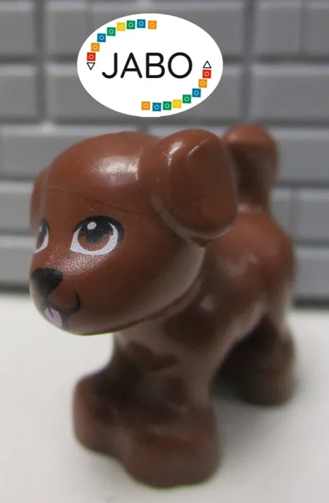 (O 15 / 6 / 8 ) Lego Animal 93088pb07 Dog Dash