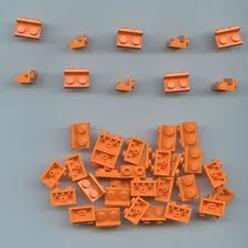 LEGO x 40 Orange Bracket 1 x 2 - 1 x 2 Inverted 99780