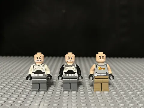 Lego Star Wars 2016 Captain Rex Old Commander Wolffe & Gregor Minifigure