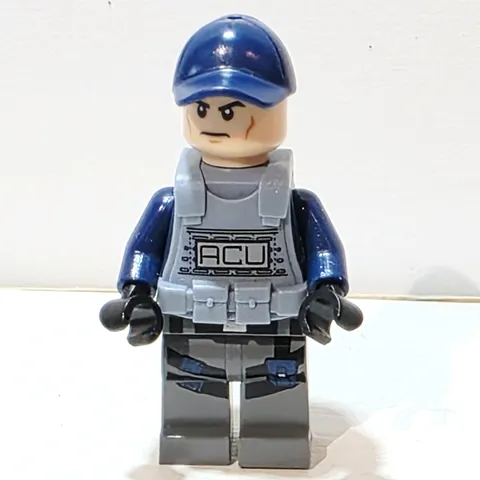 Lego ACU Trooper 75917 Dark Blue Cap Jurassic World Minifigure