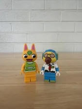 New Lego Animal Crossing Wilbur & Tangy Minifigures 77051 Fly With Dodo Airlines