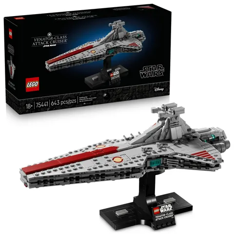 LEGO Star Wars Venator-Class Attack Cruiser 75441 Adult Building Set 18+