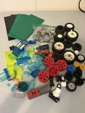 LEGO Technic Parts Lot Wheels Tires Gears Windows Baseplates Bulk Mixed Pieces